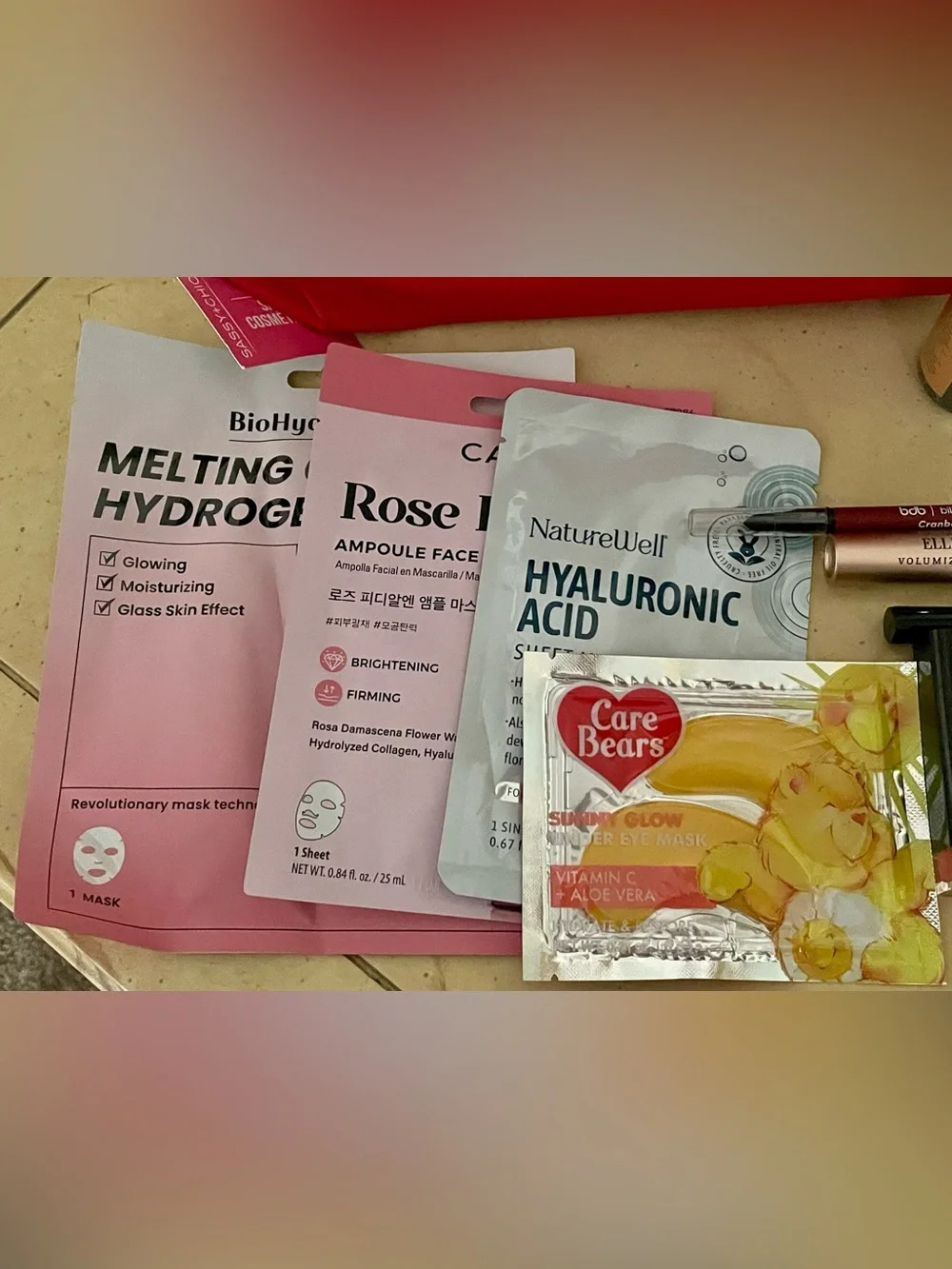 Beauty Bundle With XOXO Red Cosmetic Pouch